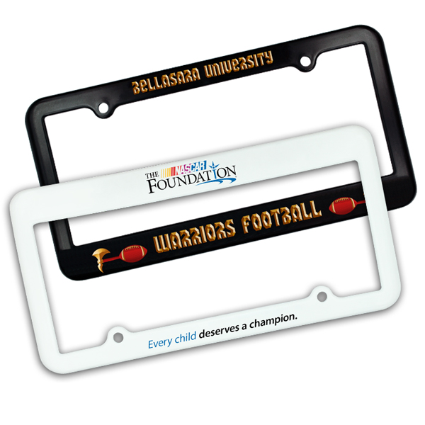 HA8040001 2 Hole License Plate Frames with Full...